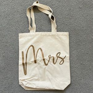 Bridal tote bag